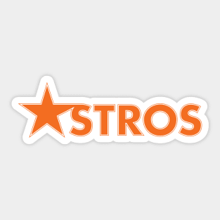 New Astros by Buck Tee Sticker